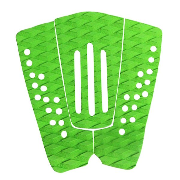 3 stycken Eva Tail Pads Surfbräda Däck Grepp Traction Kitesurf Surfing Grön