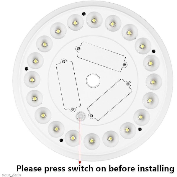Solcellsflagstångslampa Ljusstark 26 LED Solcellsdriven Vattentät Montering Toppnedbelysning Kraftfull 5:e generationens lampa R101