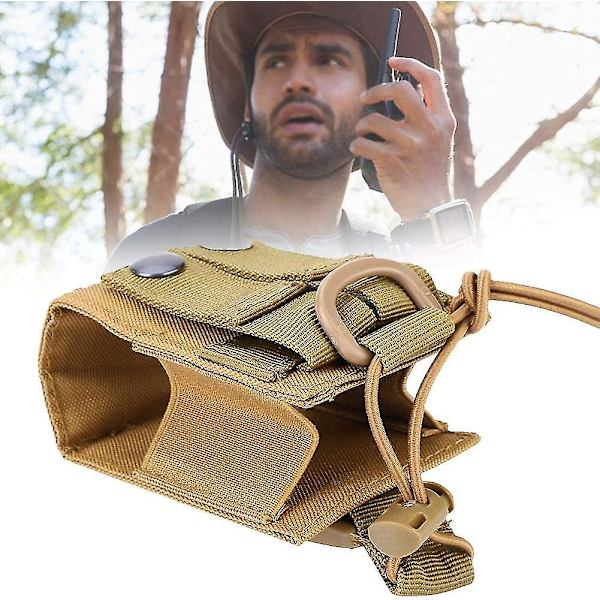 Taktisk Telefonfodral, Bärbar Taktisk Militär Walkie Talkie Väska Fodral Radiohållare Ersättning För Utomhus