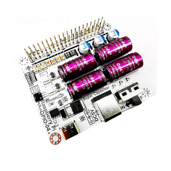 Strömbrytare Filtermodul Superkondensator Filterkort Moode Volumio för Raspberry HIFI Utbyggnadsmodul