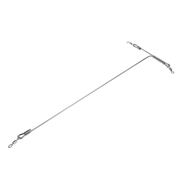T-formet Fiskebalance i Rustfrit Stål med Sving 40cm