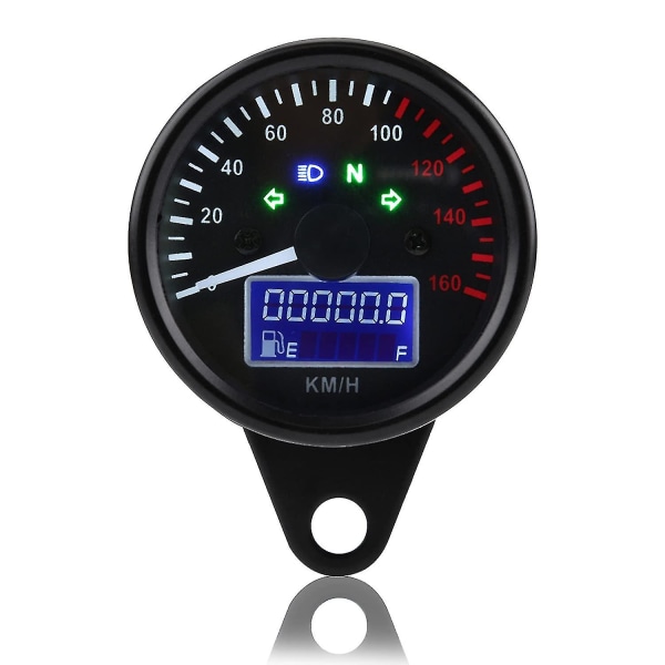 Motorcykel Hastighetsmätare, Universal Motorcykel Digital LCD Hastighetsmätare