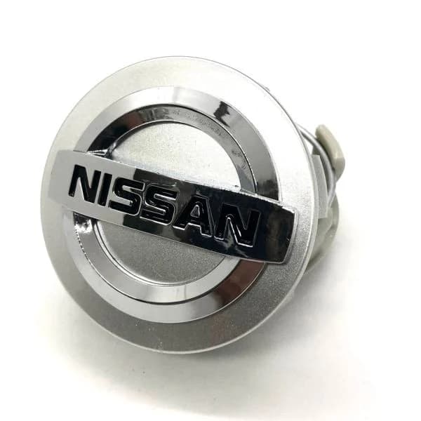 4-pack Nissan Navkapslar / Fälgemblem - 54mm Silver sliver