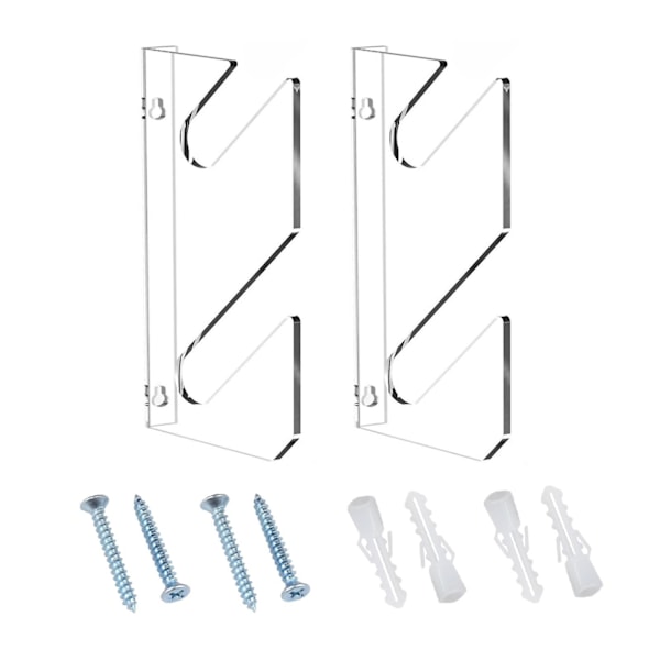 Skateboardstativ Skateboardoppbevaring Henger Akryl Snowboardvegg Henger Snowboardholder Multifunksjonell for Garasje Longboard