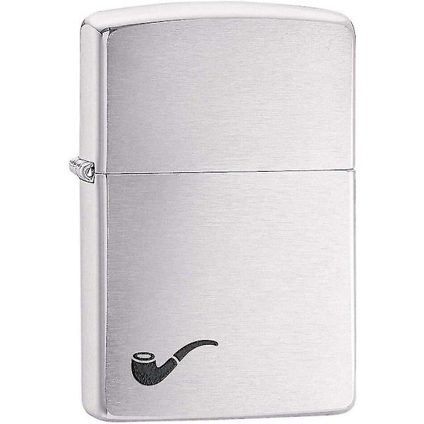 Stearinlys Pipe Lighter Børstet Krom