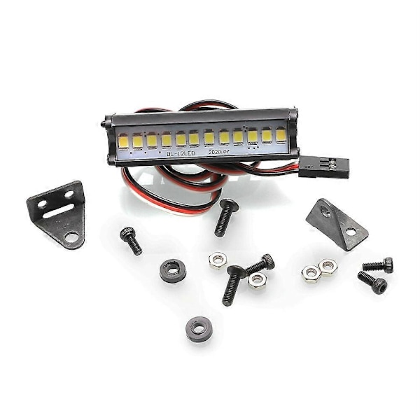 RC Bil Del Tak LED Lys Bar Lampe 52mm 85mm Søkelys for 1/10 TRX4 TRX6 Axial SCX10 KM RC Crawler