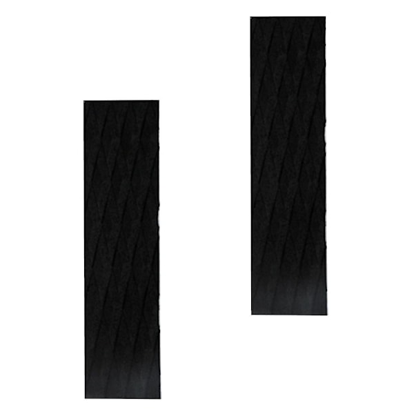 2x2 Stycken Eva Skimbräda Traction Pad Bar Grepp Sup Surfbräda Shortboard Svart