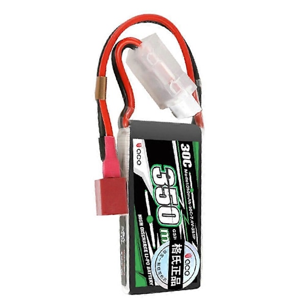 Tattu ACE 7.4V 350mAh 30C 2S1P LiPo Akku T-liittimellä RC-autoon