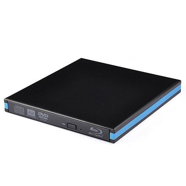 Blu-Ray Brännare Spelare USB 3.0 CD DVD Extern Bluray-enhet Skrivare Läsare för Windows Laptop Dator