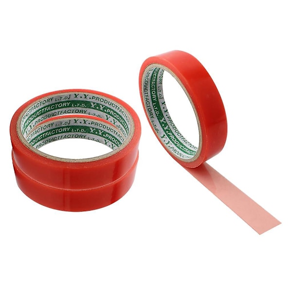 3 stk. Tubular Felgtape - Dobbeltsidig Lim Antislipp Tape For Landeveissykler