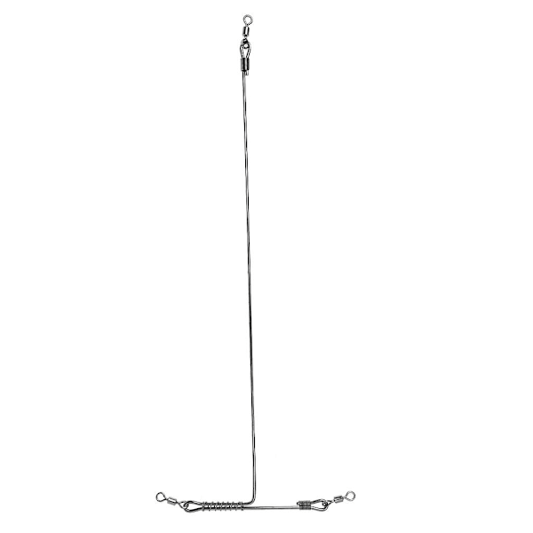 T-formet Fiskebalance i Rustfrit Stål med Sving 40cm