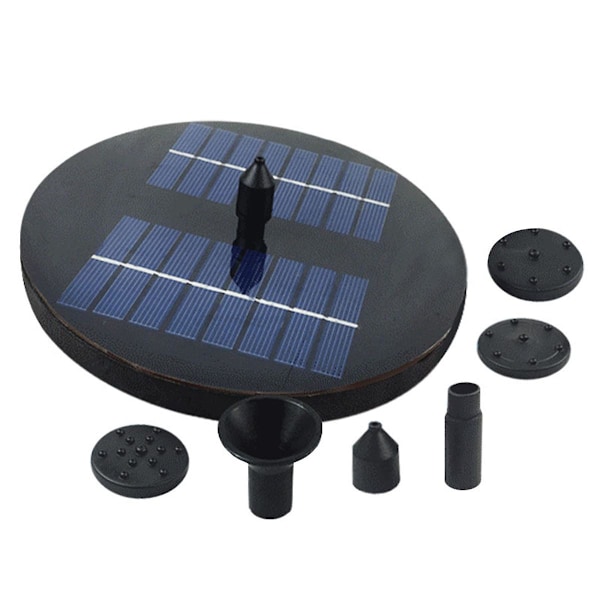LED-valoinen aurinkopumppu, aurinkokalliolampi, aurinkopaneeli, vesipumppu, aurinkovesi-suihkulähde, aurinkokalliolampun pumppu