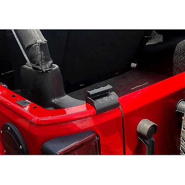 Mjuka bakrutesclips för Jeep Wrangler Jk Jku 2007-2017, 2-pack