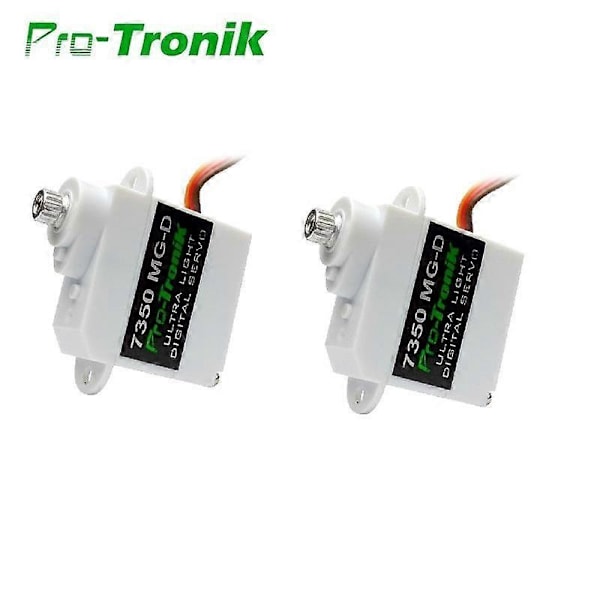 2kpl PTK 5g Digitaalinen Servo 7350 MG-D Metallivaihteisto EPP E3P Lentokoneeseen Sisätiloihin Mini RC Drone Ilma-alus H