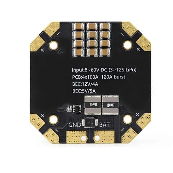HGLRC SPECTER 90A 2-8S 32.9 BLheli_32 Enkel ESC / 30.5x30.5mm 5V 12V BEC Distribusjonskort for FPV