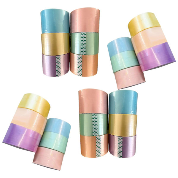 Klistrete Ballrullende Tape Morsomme Håndverk Lim For Fest 24stk 4.8cm 7.2cm