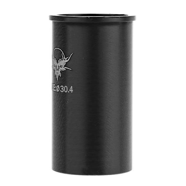 27,2 mm Sadelstolpe till 30,4 mm Cykel Sadelrör Hylsa Adapter - 60 mm Svart