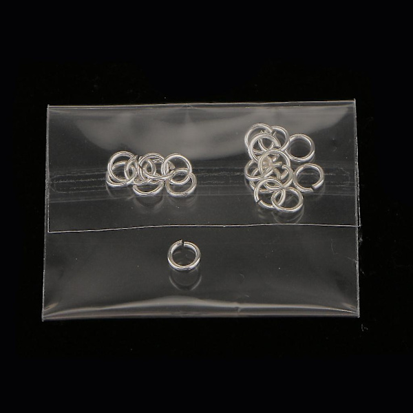9x20 st Silverpläterade Metall Superstarka Öppningsringar Split Rings Kopplingar 4mm