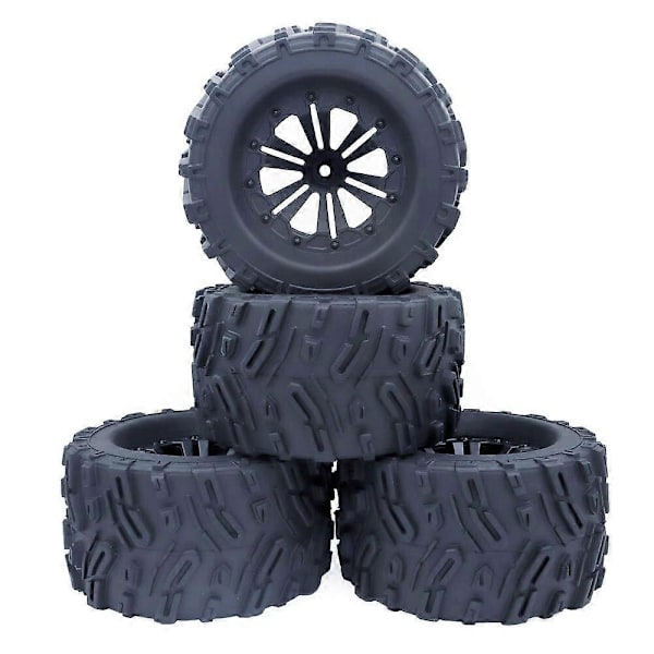 4 stk. ZD Racing 1/10 Truck Universal Hjuldekk for HPI HSP Savage XS TM Flux RC Bil Deler