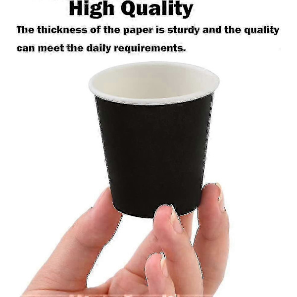 [100-pack] 3 Oz Pappersmuggar, Engångsbägare för Badrum, Små Munsköljkopp, Mini Espresso-Koppar, 3oz Engångspapperskopp för Fest, Picknick, Kontor, An