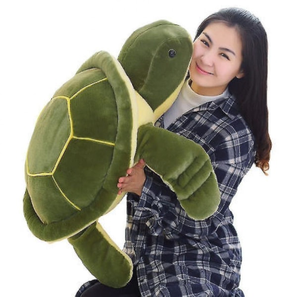 (60cm)havsdjur plyschleksak stor havssköldpadda sköldpadda grön sköldpadda docka