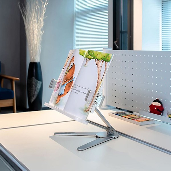Justerbar Ergonomisk Bokhållare Lättviktsläsningsbokstativ