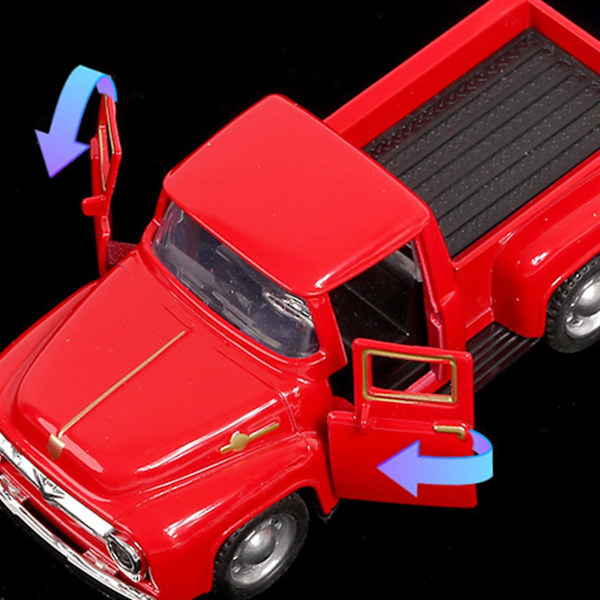 1:32 Legetøjsmodel af Pickup-bil i Die-cast Metal til Børn - Rød