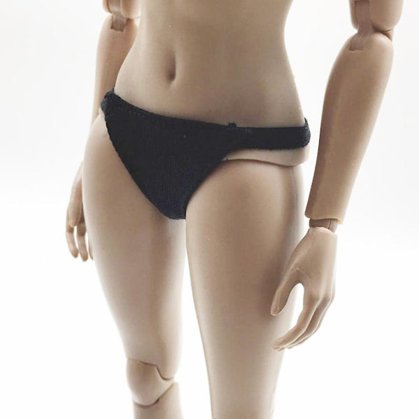 2-delt 1/6 Sexy Thong Undertøy Kvinnelige Truser For 12'' Actionfigur DIY
