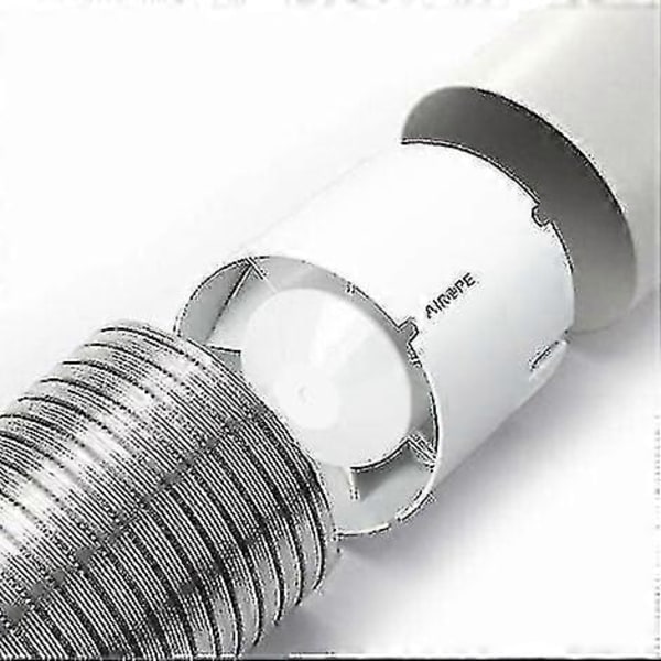 Airope-inline-100 Mm Lydløs Luftudsugning, 107 M3/h, 14 W, Inline Rør, Axial Gain, Energieffektiv, Til Bad, Toilet, Telte, Drivhuse, Køkken