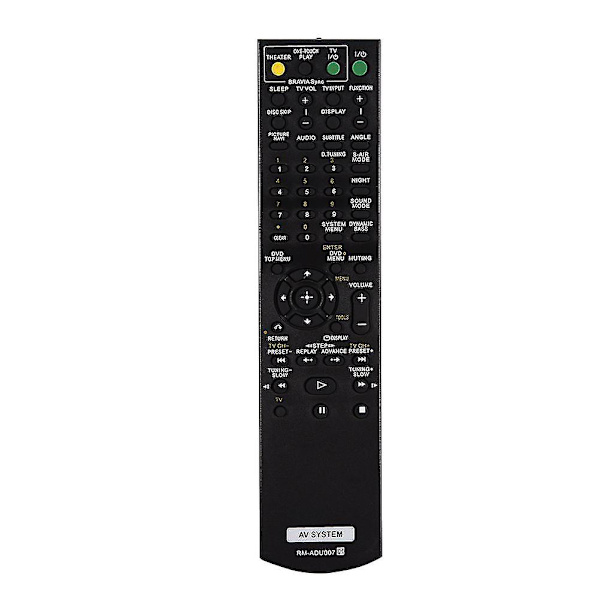 Sony DAV-HDX274 RM-ADU007A TV-fjernkontroll - Erstatning