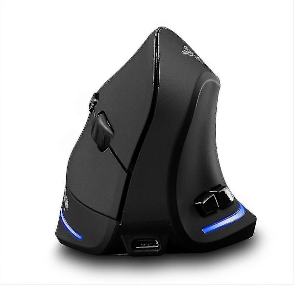 2,4 GHz Trådløs Vertikal Ergonomisk Mus, Genopladelig Trådløs Mus Computermus Til Kontor/hjem Windows Pc Bærbar