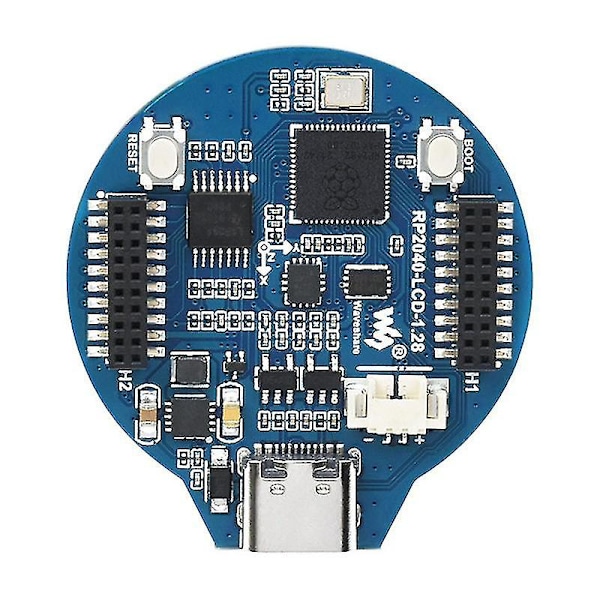 Raspberry Pi RP2040 Mikroohjainkehityskortti 1,28 Tuuman 65k Ips Pyöreällä LCD:llä + Sensori
