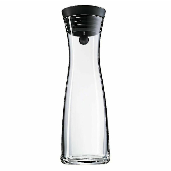Vandkande 1,8l Høj Borosilikat Glasflaske Basic Vipbar Låg Lukning Kande