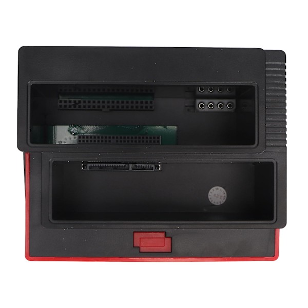 Harddisk-dokkestasjon USB2.0 Dobbel bukt 12TB Støtte OTB 480Mbps Harddisk-kabinett for 2,5 tommer 3,5 tommer IDE SATA EU-plugg