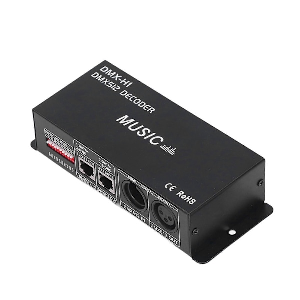 4-kanals DMX 512-dekoder Justerbar RGB LED-styrenhet för barer och hotell