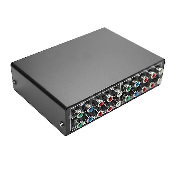 RGB Komponent Switch Selector 5 RCA 3-vejs YPbPr Kabel Komponent Switch AV Switcher til PS2 DVD Afspilning