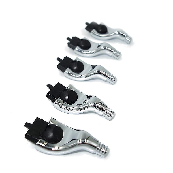 Magyfosia Chrome Silver Mach 3 Razorhodetilkobling Kompatibel DIY Barberingshåndtak Holder og 3-lags Skjeggbladadapter