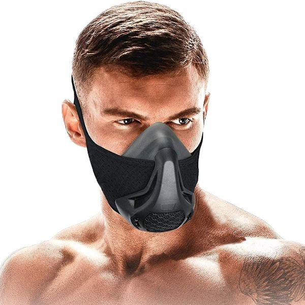 Träningsmask 3.0, Gym Workout Mask För Män, Höjdsmask För Cardio, Löpning, Uthållighet Och Andningsförmåga