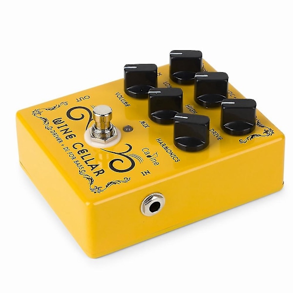 -60 Driver+di För Basgitarr Pedal Effekt Gitarrtillbehör Mini Pedal Gitarrdelar