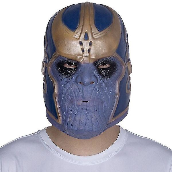 Vuxen Thanos Mask Latex Helmask Infinity War Mask Hjälm Halloween Maskeradfest Kostymtillbehör