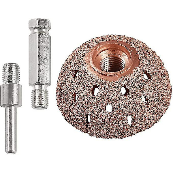55mm Däckbuffert Hjul Skåltyp Slip Huvud Wolfram Stål Däck Reparationsverktyg