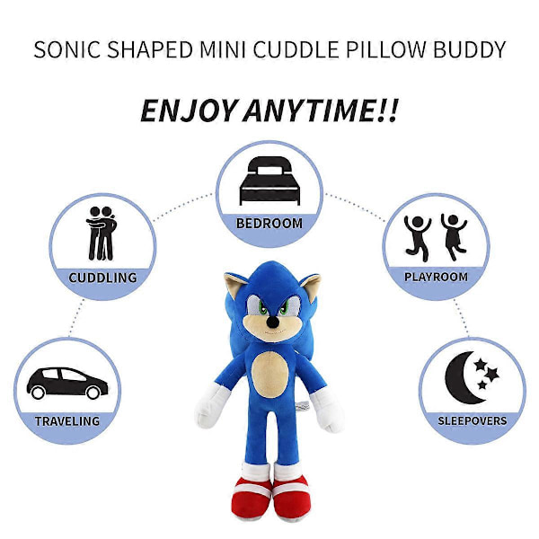 9-tommers Sonic Plysj