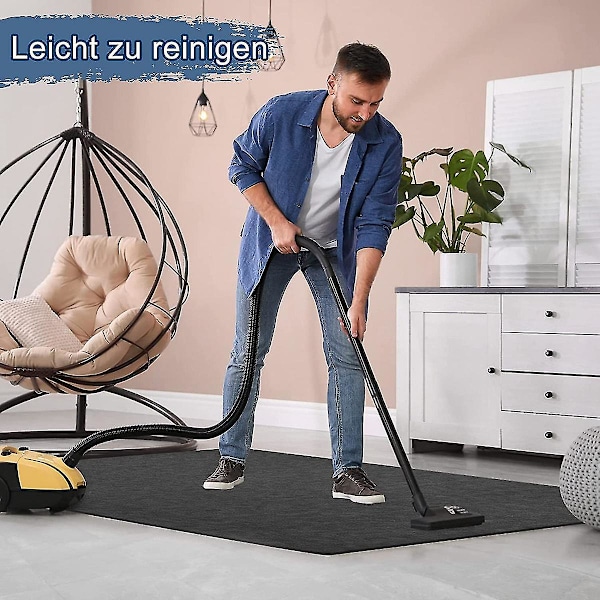 Gulvbeskyttelsesmatte Kontorstol Underlag Teppe Jacquard Vevd Underlag Skrivebordsstol for Teppe og
