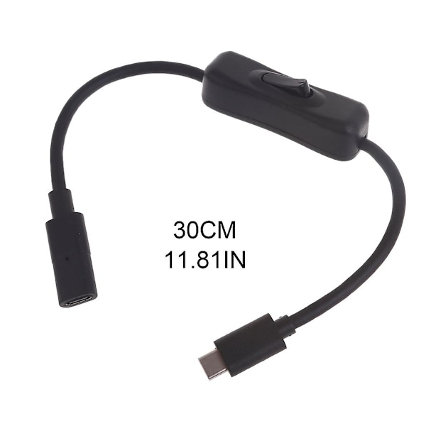 USB-C Kabel 20V 5A 100W USB Type-C til Type-C Hann Laderkabel Strømadapter