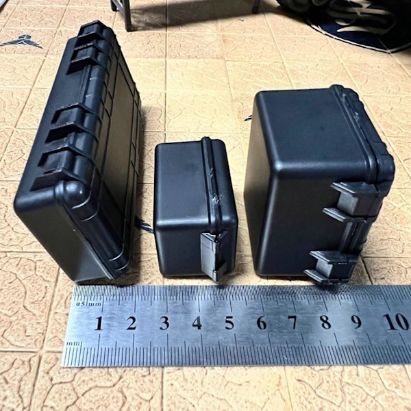 1:18 Actionfigur Rekvisit Kuffert Bryst Model Layout Dekorativ Robust Scene Stor