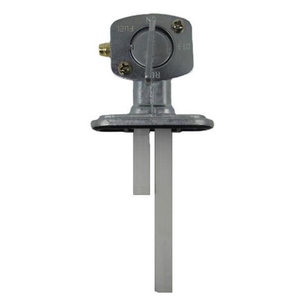 Drivstoffkranventilmontering for YAMAHA PW80 XT125 XT250 XT350 TW200 TTR90 E sølv