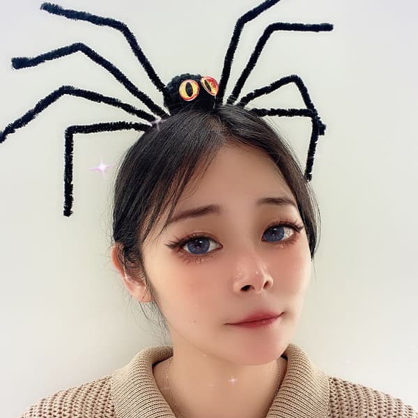Original Xinyue Amazon Halloween edderkopp hodeplagg morsom edderkopp performance maskerade kjole pannebånd