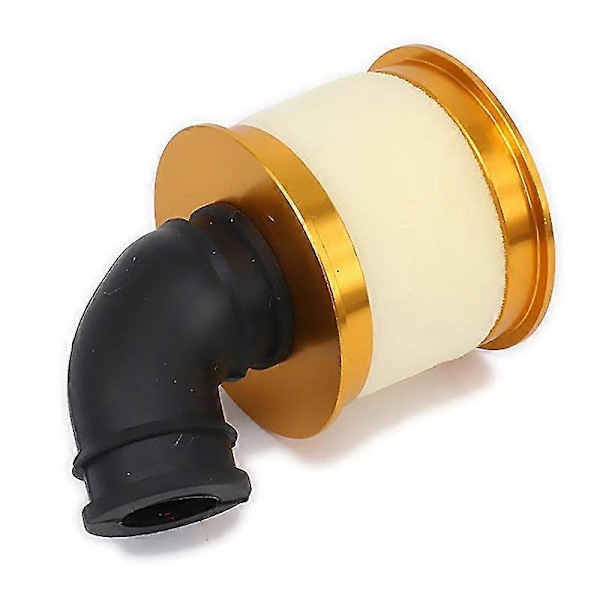 Luftfilter Svamp Öppen Legering Aluminium 04104 För 1/10 Rc Hobbymodell Nitrobil, Guld