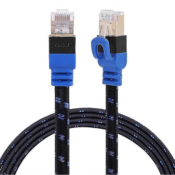 15m Flat Cat7 Ethernet Kabel RJ45 Patchledning til Netværk LAN