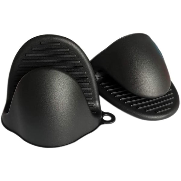 2 Par Silicone Grytekluten Håndtak Holder Håndklips Slitesterk Grytekluten Håndtak Sklisikker Matlaging Klemmegrep Fingerbeskyttere for Kjøkken Matlaging Grilling Baking